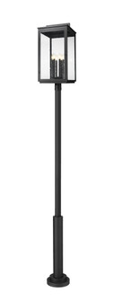 6 Light Outdoor Post Mounted Fixture (276|5019PHXXLR-5010P-BK)