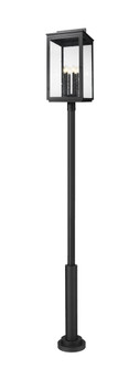 6 Light Outdoor Post Mounted Fixture (276|5019PHXXLR-5010P-BK)