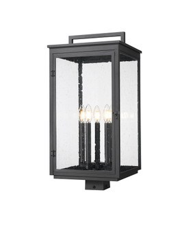 5 Light Outdoor Post Mount Fixture (276|5019PHXLS-BK)