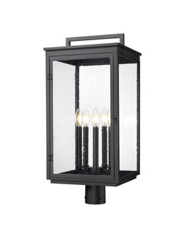 5 Light Outdoor Post Mount Fixture (276|5019PHXLR-BK)