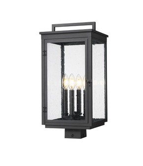 4 Light Outdoor Post Mount Fixture (276|5019PHBS-BK)