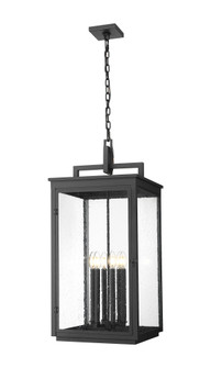 6 Light Outdoor Chain Mount Ceiling Fixture (276|5019CHXXL-BK)