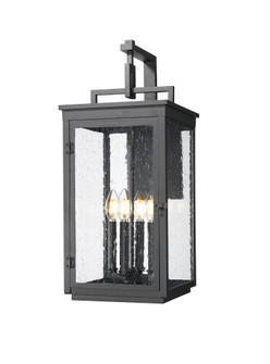 4 Light Outdoor Wall Light (276|5019B-BK)