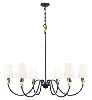 6 Light Chandelier (276|4014-46MB-MGLD)