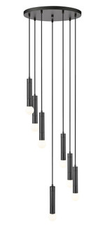 7 Light Chandelier (276|1956P-7R-MB)