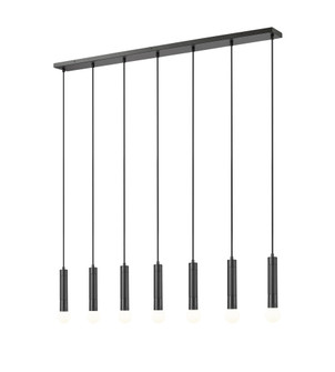 7 Light Linear Chandelier (276|1956P-7L-MB)