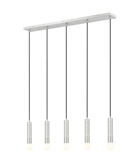 5 Light Linear Chandelier (276|1956P-5L-BN)