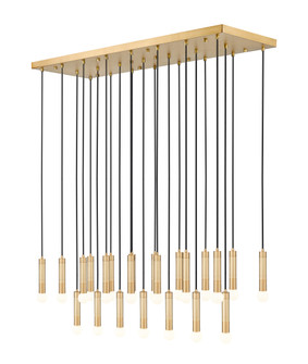 23 Light Linear Chandelier (276|1956P-23L-MGLD)