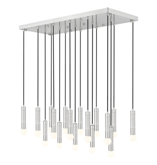 17 Light Linear Chandelier (276|1956P-17L-BN)