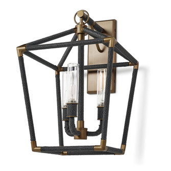 HOLLISTER OUTDOOR SCONCE LARGE BLACK (13711|2196-10)