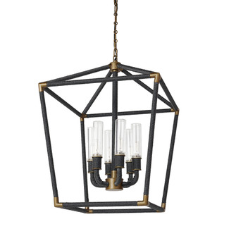 HOLLISTER OUTDOOR CHANDELIER LARGE BLACK (13711|2100-10)