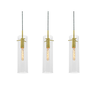 Vista 3 Light Linear Pendant,60W,LB (1|VSAP05MBLBLNR3)