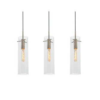 Vista 3 Light Linear Pendant,60W,SN (1|VSAP05MBSNLNR3)