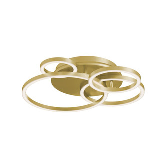 Orbit 18'' LED Semi Flush Mount,120V,38W,5 CCT,LB (1|ORBF18LAJD1LB)