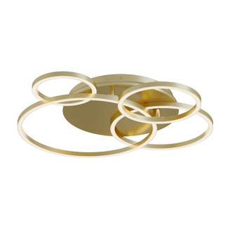 Orbit 24'' LED Semi Flush Mount, 120V, 57W, 5 CCT, LB (1|ORBF24LAJD1LB)