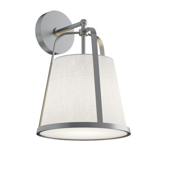 Lizzette 15'' Med Base Sconce, 120V, SN (1|LIZS15MBSN)