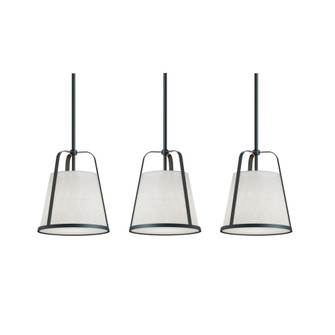 Lizzette 3 Light Linear Pendant,60W,BK (1|LIZP10MBBKLNR3)