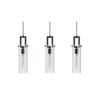 Houston 3 Light Linear Pendant,60W,BK (1|HOUP04MBBKLNR3)