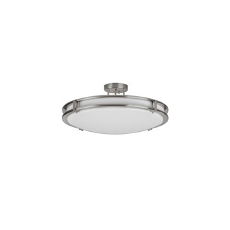 Carlisle 18'' LED Semi-Flush,120-277V,34W,5 CCT,SN (1|CAC18L5AJUDSN)