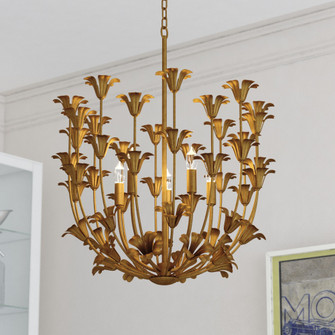 Camellia 23.5-in. W 5 Light Pendant Gilded Gold (51|P0433)