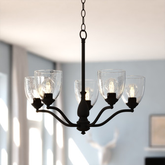 Bellwood 24.5-in. 5 Light Chandelier Matte Black (51|H0311)