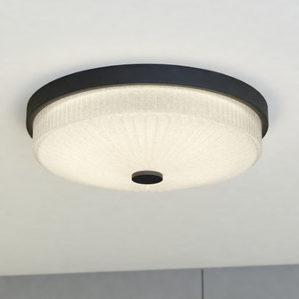 Preston 12.5-in W LED Flush Mount Matte Black (51|C0324)