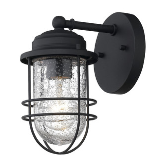 Golden Lighting Seaport 1-light 5in Outdoor Wall in Natural Black (36|9808-OWS NB-SD)