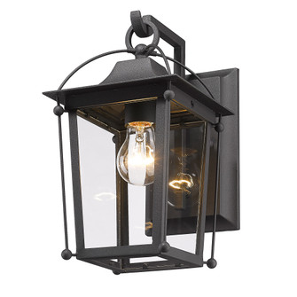 Wry Lighting Brigham 1-light Outdoor Wall in Natural Black (36|4305-OWM NB-CLR)