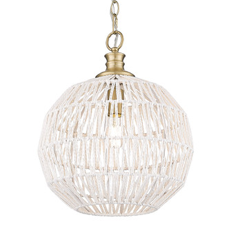 Golden Lighting Florence 1-light Pendant in Brushed Champagne Brass (36|6933-M BCB-WR)