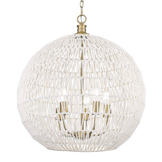 Golden Lighting Florence 5-light Pendant in Brushed Champagne Brass (36|6933-5P BCB-WR)