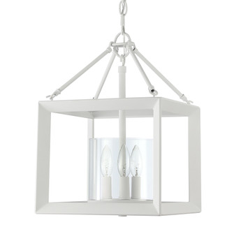 Golden Lighting Smyth 3-light Chandelier in Natural White (36|2073-M3 NWT-CLR)