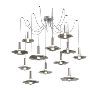 Cumulus Swag 12pc Multi-Pendant (1289|SCB0099-12-BS-00-C01-L3-SG)