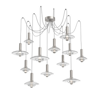 Cirrus Swag 12pc Multi-Pendant (1289|SCB0098-12-BS-CG-C01-L3)