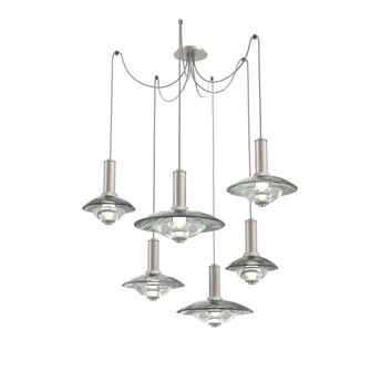 Cirrus Swag 6pc Multi-Pendant (1289|SCB0098-06-BS-SG-C01-L3)
