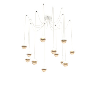 Cabochon Round 12pc Swag Multi-Pendant (1289|SCB0093-12-WI-A-C01-L3-MS)