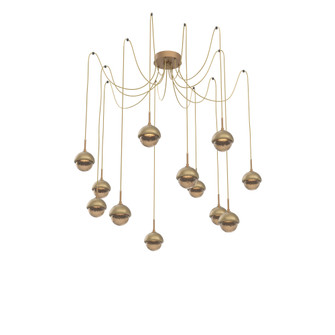 Cabochon Round 12pc Swag Multi-Pendant (1289|SCB0093-12-NB-B-C01-L1-GB)