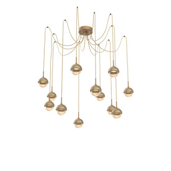 Cabochon Round 12pc Swag Multi-Pendant (1289|SCB0093-12-NB-A-C01-L1-GB)