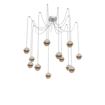 Cabochon Round 12pc Swag Multi-Pendant (1289|SCB0093-12-CS-B-C01-L3-BS)