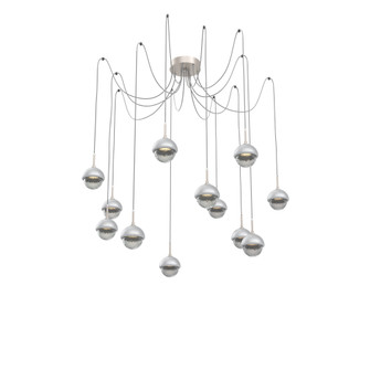 Cabochon Round 12pc Swag Multi-Pendant (1289|SCB0093-12-BS-S-C01-L3-CS)