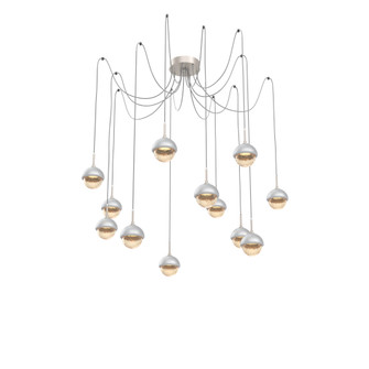 Cabochon Round 12pc Swag Multi-Pendant (1289|SCB0093-12-BS-A-C01-L3-CS)