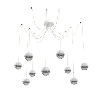 Cabochon Round 9pc Swag Multi-Pendant (1289|SCB0093-09-WI-S-C01-L1-WM)