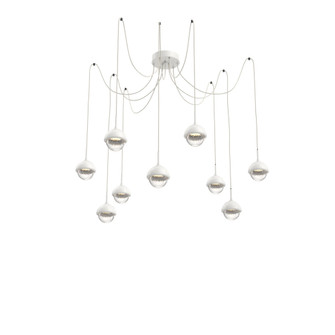 Cabochon Round 9pc Swag Multi-Pendant (1289|SCB0093-09-WI-C-C01-L3-MS)