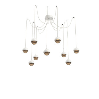 Cabochon Round 9pc Swag Multi-Pendant (1289|SCB0093-09-WI-B-C01-L1-MS)