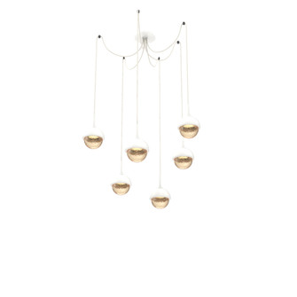 Cabochon Round 6pc Swag Multi-Pendant (1289|SCB0093-06-WI-A-C01-L1-MS)