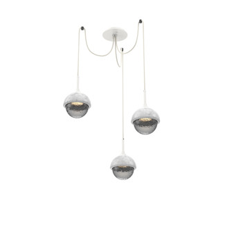 Cabochon Round 3pc Swag Multi-Pendant (1289|SCB0093-03-WI-S-C01-L3-WM)