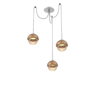 Cabochon Round 3pc Swag Multi-Pendant (1289|SCB0093-03-CS-A-C01-L3-NB)