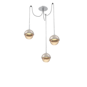 Cabochon Round 3pc Swag Multi-Pendant (1289|SCB0093-03-CS-A-C01-L3-BS)