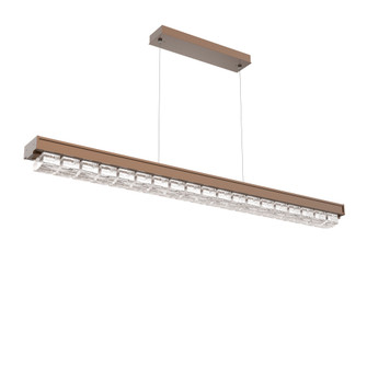 Tessera 60-Inch Linear Chandelier (1289|PLB0100-60-BB-TW-CA1-L1-000)