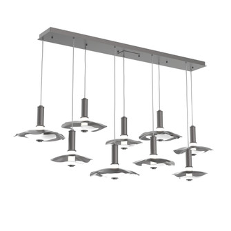 Cumulus Linear 9pc Multi-Pendant (1289|PLB0099-09-GP-00-C01-L3-WI)