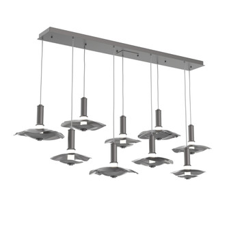 Cumulus Linear 9pc Multi-Pendant (1289|PLB0099-09-GP-00-C01-L3-BI)